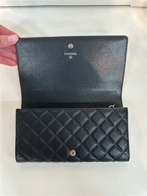 chanel continental wallet price|Chanel caviar small wallet price.